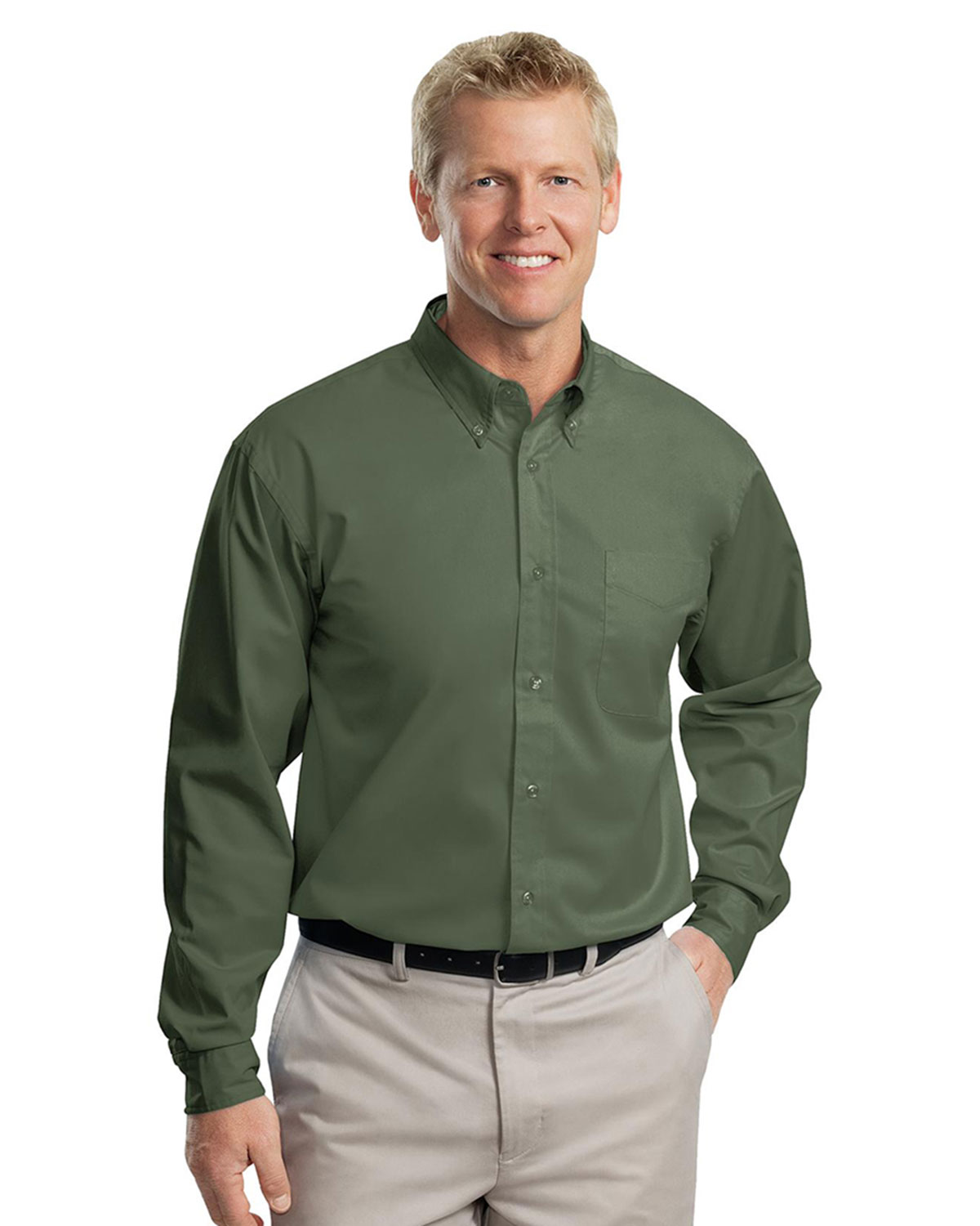 Port Authority® S608 Men Long-Sleeve Easy Care Shirt | GotApparel.com