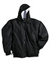 Tri-Mountain 3600 Men BayWatch Nylon Hooded Jacket With Jersey Lining