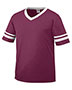 Maroon/ White