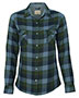 Weatherproof W164761 Women Vintage Brushed Flannel Long Sleeve Shirt