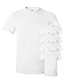 Hanes 4980 Men 4.5 Oz. 100% Ringspun Cotton Nano-T  T-Shirt 5-Pack