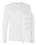 Hanes 5286 Men 5.2 Oz. Comfort Soft Cotton Long-Sleeve T-Shirt 5-Pack