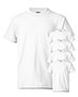 Hanes 5370 Boys 5.2 Oz. 50/50 Comfort Blend Eco Smart T-Shirt 5-Pack