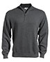 Edwards 712 Men Long-Sleeve Inner Collar Quarter-Zip Cotton Blend Sweater