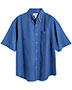 Tri-Mountain 718 Men Easy Care Short-Sleeve Twill Shirt