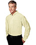 Tri-Mountain 750 Men Techno Stain-Resistant Long-Sleeve Oxford Shirt