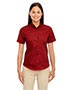 Core 365 78194 Women Optimum Short-Sleeve Twill Shirt