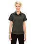 North End 78675 Women Charge Recycled Polyester Performance short sleeve Shirt