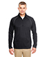 Ultraclub 8398 Men Cool & Dry Sport 1/4-Zip Pullover With Side & Sleeve-Panels