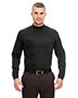 UltraClub 8510 Men Egyptian Interlock Long-Sleeve Mock-Turtleneck ...