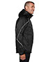 North End 88196T Men Tall Angle 3-In-1 Jacket With Bonded Fleece Liner