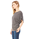 Bella + Canvas 8821 Women Flowy Draped Sleeve Dolman T-Shirt