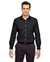 North End 88690 Men Precise Wrinkle-Free Two-Ply 80s Cotton Dobby Taped Shirt
