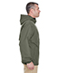 Ultraclub 8908 Men Microfiber Full-Zip Hooded Jacket