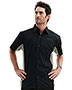 Tmr 926 Men Gt3 Contrast Pannels Short-Sleeve Woven Shirt