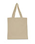 UltraClub 9860 Women Organic Recycled Cotton Canvas Tote