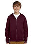 Jerzees 993B Boys 50/50 Nublend Fleece Full-Zip Hoodie