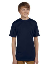 Custom Embroidered Champion CW24 Boys Double Dry 4.1 Oz. Interlock T-Shirt