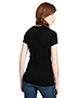District DT234V Women 1x1 Rib V-Neck Tee
