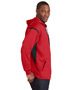 Sport-Tek® F246 Men Tech Fleece Colorblock Hooded Sweatshirt