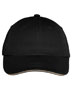Port Authority LC830 Women Sandwich Bill Cap With Striped Closure