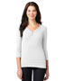 Port Authority LM1007 Women Concept Stretch 3/4-Sleeve Scoop Henley