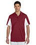 Harriton M355 Men Side Blocked Micro Pique Polo