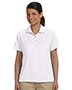 Harriton M374W Women 3.8 Oz. Polytech Mesh Insert Polo
