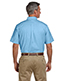 Harriton M600S Men Short-Sleeve Oxford With Stain-Release