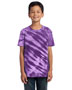 Port & Company PC148Y Boys Essential Tiger Stripe Tie-Dye Tee