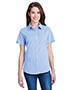Artisan Collection by Reprime RP321 Ladies 3.7 oz Microcheck Gingham Short-Sleeve Cotton Shirt