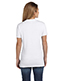Hanes S04V Women 4.5 Oz. 100% Ringspun Cotton Nano-T V-Neck T-Shirt