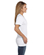Hanes S04V Women 4.5 Oz. 100% Ringspun Cotton Nano-T V-Neck T-Shirt