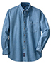 Port & Company SP10 Men Long-Sleeve Value Denim Shirt