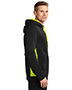 Sport-Tek® ST235 Men Sport-Wick Fleece Colorblock Hooded Pullover