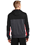 Sport-Tek® ST245 Men Tech Fleece Colorblock Full-Zip Hooded Jacket