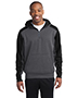 Sport-Tek® ST249 Men Tech Fleece Colorblock 1/4-Zip Hooded Sweatshirt