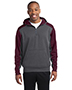 Graphite Heather/ Maroon