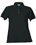 Tri-Mountain 166 Women Autograph Cotton Pique Short-Sleeve Golf Shirt