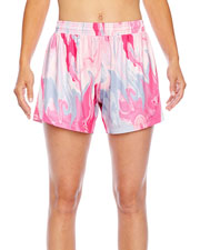 Team 365 TT42W Women All Sport Sublimated Pink Swirl Short