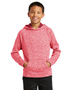 Sport-Tek® YST225 Youth PosiCharge® Electric Heather Fleece Hooded Pullover