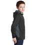 Sport-Tek® YST239 Boys Camohex Fleece Colorblock Hooded Pullover