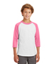White/ Bright Pink