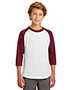Sport-Tek® YT200 Boys Colorblock Raglan Jersey