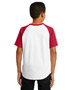 Sport-Tek® YT201 Boys Short-Sleeve Colorblock Raglan Jersey