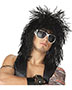 Halloween Costumes CC70476BK Unisex Dude Rockin Black Wig