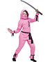 Halloween Costumes FW8708PKSM Girls Pink Ninja Child Small 4-6