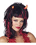 Halloween Costumes MR171003 Unisex Wig Demonica Devil Blk Red