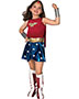Halloween Costumes RU82312SM Girls Wonder Woman Child Small
