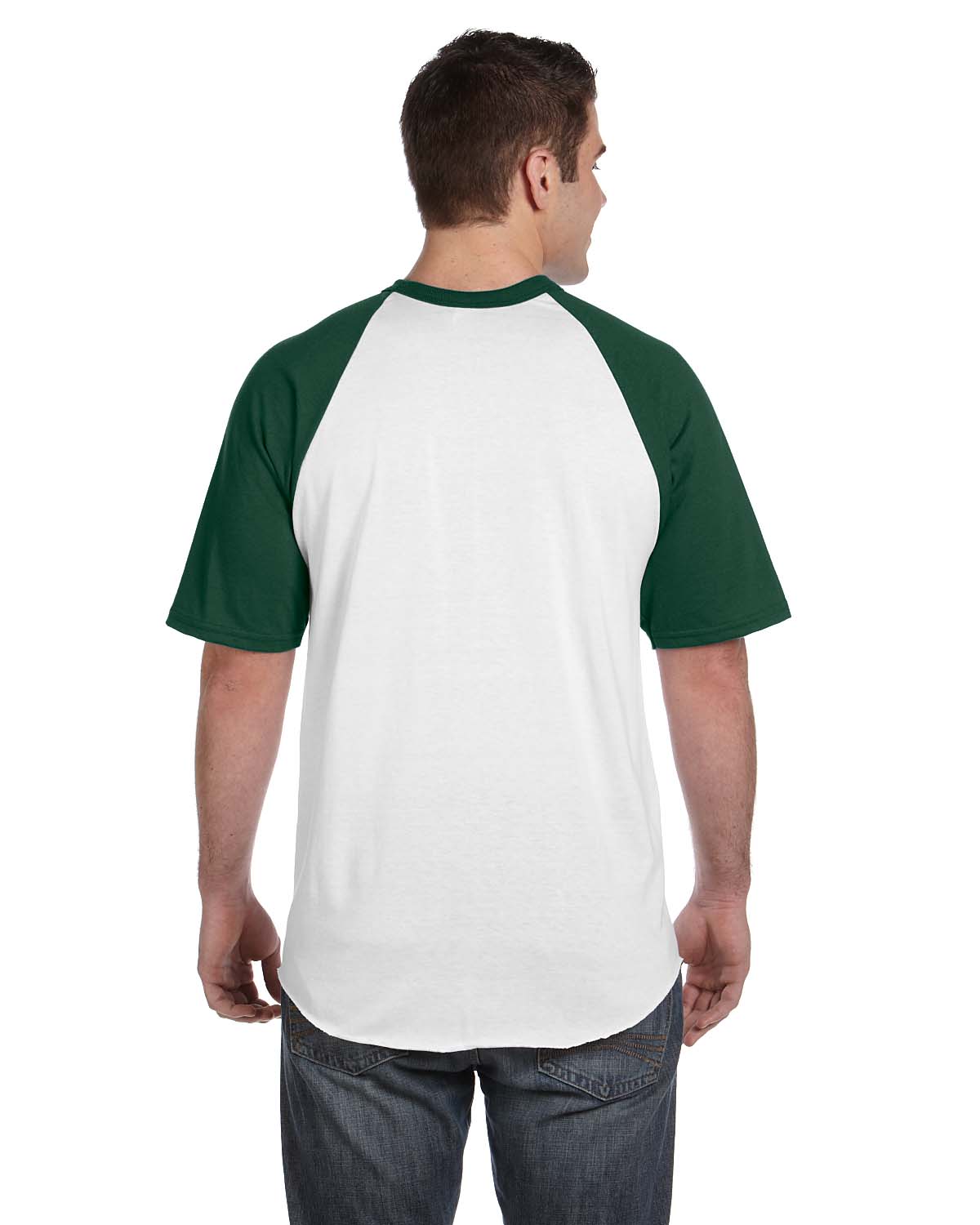 Augusta Sportswear 423 Men 50 50 Short Sleeve Raglan T Shirt